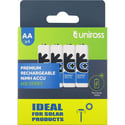 Соларни акумулаторни батерии АА Uniross AA - 600 mAh