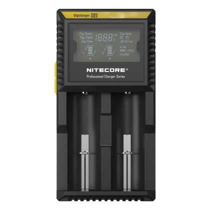 Универсално зарядно за 2 акумулаторни батерии - IMR - Li-Ion - Ni-Cd - Ni-Mh - NITECORE