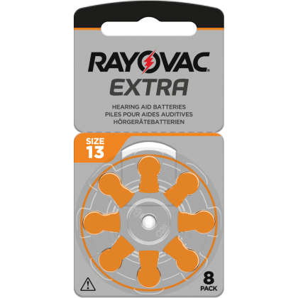 8 Батерии за слухов апарат 13 Extra Advance - Rayovac