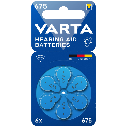 Батерии за слухов апарат 675 Varta PR44
