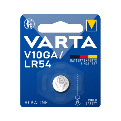 Алкална батерия LR54 AG10 - Varta V10GA LR54 1.5V