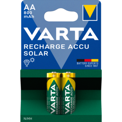 Акумулаторни батерии за соларни лампи AA Varta Solar AA - 800 mAh