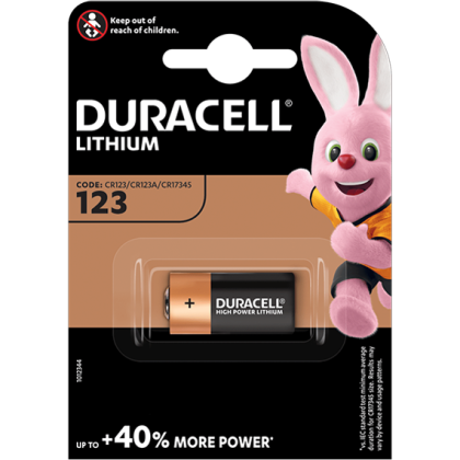 Литиева батерия CR123 Duracell DL123 - CR123 - 3V