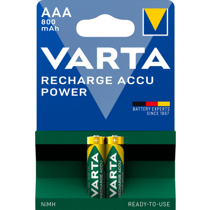 Акумулаторни батерии ААA Varta Ready2Use AAA - 800 mAh - 1.2V