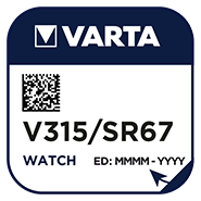 Батерия 315 - SR67 - SR716SW - Varta