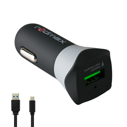 Мини USB адаптер за кола 2.4A + Micro USB кабел